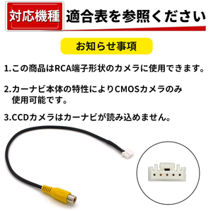 バックカメラ 変換 カロッツェリア pioneer リアカメラ AVIC-HRZ990 AVIC-ZH09CS AVIC-ZH09 AVIC-MRZ99 rd-c100 互換 変換 ハーネス rcaの画像5