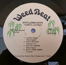 VARIOUS ARTISTES『BODY COME DOWN』ジャマイカ盤LPレコード / Weed Beat / DENNIS STAR_画像3