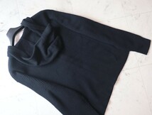 新品タグ付き★theory セオリー★春の羽織り★ウール100% 黒 パーカー size M_画像5