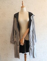 美品★マックスマーラ Max Mara ★春の即戦力★2wayリバーシブル★ フード付きコート size 42 ～L相当～_画像8