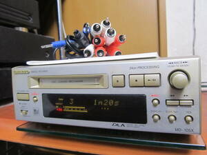 【動作確認済・即決】ONKYO MD-105X　取説付