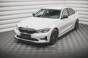 BMW 3シリーズ G20 G21 (2018-) フロント スプリッター スポイラー ver.2 / リップ エプロン バンパー ディフューザー スカート エアロ