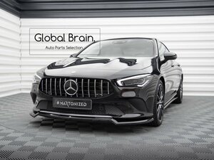 メルセデスベンツ CLA C118 X118 フロント リップ スポイラー V1/ フロント スプリッター アンダー ディフューザー エプロン