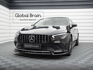 メルセデスベンツ CLA C118 X118 フロント リップ スポイラー V2/ フロント スプリッター アンダー ディフューザー エプロン