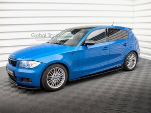 BMW 1シリーズ E87 後期 Mスポーツ サイド スカート ディフューザー / サイド スプリッター バンパー トリム アンダー カバー カナード