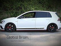 フォルクスワーゲン ゴルフ7 GTI クラブスポーツ サイド スカート カバー スポイラー / ディフューザー バンパー エプロン トリム_画像3