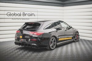 メルセデスベンツ CLA 45 C118 AMG サイド スカート ディフューザー/スプリッター エプロン バンパー カバー ディフューザー