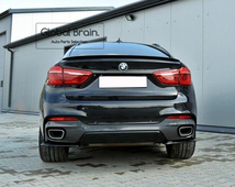 BMW X6 F16 Mスポーツ リア サイド スプリッター スパッツ /スポイラー バンパー アンダー ディフューザー フラップ スパッツ_画像2