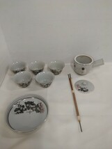 g_t Ｕ049 九谷焼急須茶器セット★コレクション★アンティーク★工芸品★陶芸★日本の陶磁★九谷★急須★急須セット_画像2