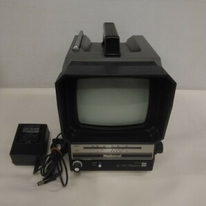 g_t Ｕ356 Natinalポータブル白黒テレビ(TR-5040)★コレクション★アンティーク★電化製品★テレビ★白黒★テレビ☆ナショナルの画像1