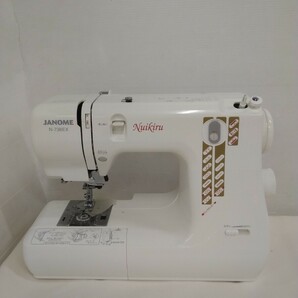 g_t Ｕ357 JANOME Nuikiruミシン本体(N-736EX)★カルチャー★ハンドクラフト★手工芸★ミシン★本体☆蛇の目☆ジャノメの画像2