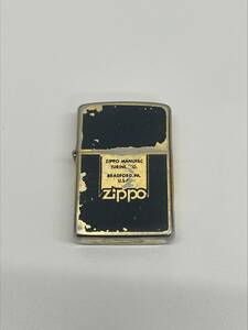 ＃3159 ZIPPO ジッポー 金×黒 gold black USA ヴィンテージ オイルライター 現状保管品