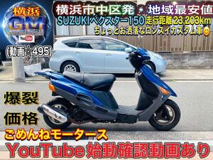 Suzukiベクスター150 stylishなロンスイcustomvehicle両