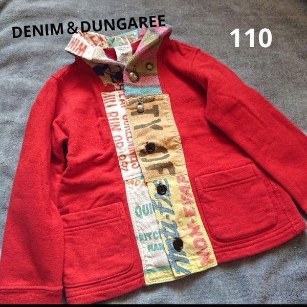 《DENIM&DUNGAREE》ミッキーコラボトレーナー カーディガン