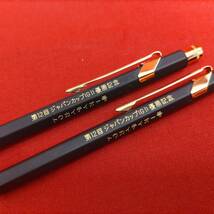 【80-②】★ Caran d'Ache カランダッシュ ボールペン＆シャーペン ジャパンカップ トウカイテイオー 優勝記念 ★ 筆記○ 黒 ★ 現状品_画像2