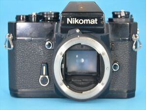 ★中古品 ニコン　Nikomat EL ブラックボディ　フィルムカメラ　(No.5385・・・) 【実動品】 ◆◆