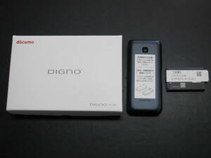 【新品未使用】 docomo DIGNOケータイ KY-42C ブラック ガラケー 携帯電話 制限○ SIMフリー ①