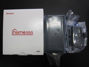 [ новый товар не использовался ] docomo DoCoMo home 5G HR02 5G соответствует Home маршрутизатор Wi-Fi темно-серый ограничение 0 ④