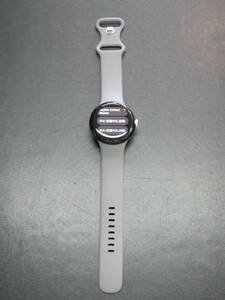 【中古】 Google Pixel Watch LTE 第1世代 GBZ4S GA04311-TW Polished Silver ステンレスケース Charcoal アクティブバンド