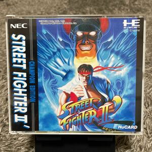 【帯 ハガキ 応募券有】STREET FIGHTER ストリートファイター2ダッシュ PCエンジン HuCARD NEC