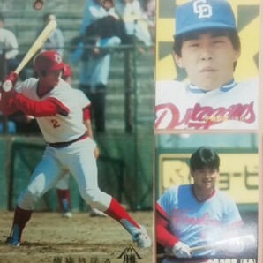 1982年 1984年 1985年 カルビー プロ野球カード 広島  中日 まとめ売り9点 ケースの画像2