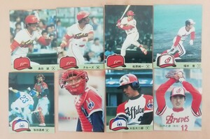 1984年　1985年　カルビープロ野球カード　日本ハム　阪急　近鉄　まとめ売り8点