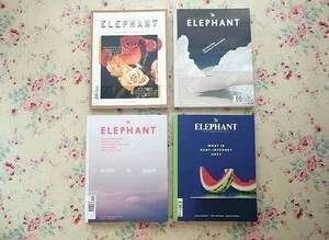 66990/Elephant Magazine 4冊セット オランダ発 アート・洋雑誌 2010-2015年 リチャード・ミズラック フィリップ・ワイズベッカー ほか