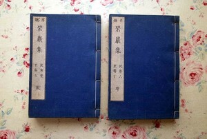 45783/再鐫 碧巌集 乾・坤 全2冊揃 圜悟禅師 秋水源微・謹書 貝葉書院 和綴じ本 北宋初期 中国の仏教書 禅宗語録 禅語 茶の湯