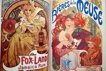 50933/アルフォンス・ミュシャの世界 2つのおとぎの国への旅 Alfons Mucha 海野弘 パイインターナショナル アールヌーヴォー ポスター 挿絵_画像8