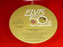 Elvis Presley / A Valentine Gift For You ～ 限定レッドカラー盤 / US / 1985年 / RCA AFL1-5353 / Elvis 50th Anniversary Series_画像4