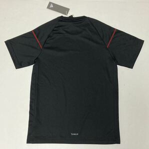 新品 adidas アディダス Sトレーニングシャツ tシャツ TEE 半袖 プラクティスシャツ ブラック 黒 未使用の画像3