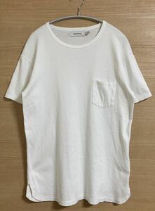 nonnative ポケットTシャツ サイズ1 ノンネイティブ ホワイト コットンジャージー ミッドウェイト メンズ