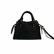 未使用保管品 BALENCIAGA バレンシアガ ネオ クラシック シティ ミニ レザー 2way ハンドバッグ ショルダーバッグ ブラック 17124_画像5