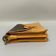 1円 極 美品 LOUIS VUITTON ルイヴィトン モノグラム サックビファス レザー 本革 2way ショルダーバッグ ハンドバッグ ブラウン 26011_画像4