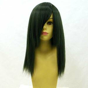 * sale * free shipping * immediate payment * prompt decision * full wig Short strut green / green D5