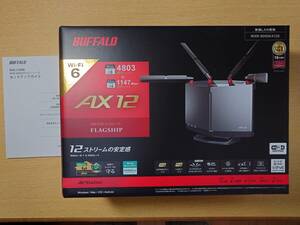 無線LAN　 Wi-Fiルーター　バッファロー　WXR-6000AX12S　EasyMesh　美品　中古品