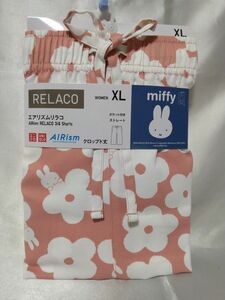 ユニクロ リラコ ミッフィー XL 花柄 ピンク エアリズム ルームパンツ