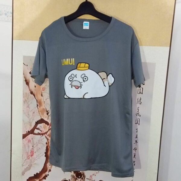 あざらし　Tシャツ　メッシュ　通気性　速乾　三国志　三国演義　かわいい プリントTシャツ 半袖Tシャツ プリントTシャツ