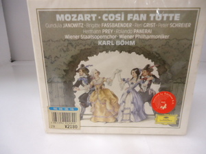 輸入盤 2CD 　KARL BOEHM / MOZART COSI FAN TUTTE ベーム モーツァルト コジ・ファン・トゥッテ 全曲