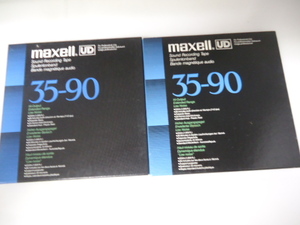maxell マクセル UD 35-90 中古 使用済み セット