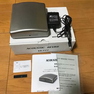 美品 Acoustic Revive 超低周波発生装置 RR-777 付属品完備 動作品 アコースティックリバイブ 