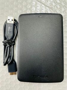テレビ録画、PC両用可、ポータブルHDD 1TB-USB 3.0 東芝
