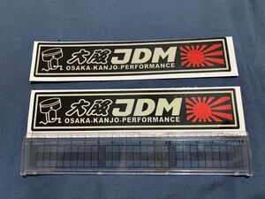 大阪JDM ステッカー 2枚セット PVC反射ステッカー シビック EF EG EK 魅力やね ナニワ 阪神高速 トリーズン