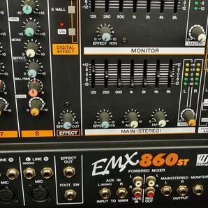 YAMAHA EMX-860 ST MAIN L-200W R-200W MONI-200W 3系統AMP 内蔵の画像3