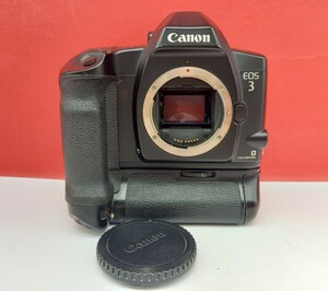 ■ Canon EOS 3 一眼レフカメラ フィルムカメラ ボディ 現状品 動作未確認 PB-E2 キャノン