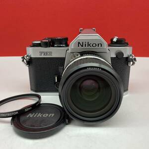 □ Nikon FM2N フィルムカメラ 一眼レフカメラ ボディ NIKKOR 35mm F2 Ai-s レンズ 露出計OK 現状品 ニコン