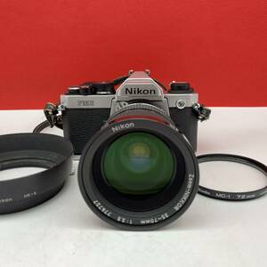 □ Nikon FM2N フィルムカメラ 一眼レフカメラ ボディ Zoom-NIKKOR 35-70mm F3.5 レンズ シャッターOK 現状品 ニコン