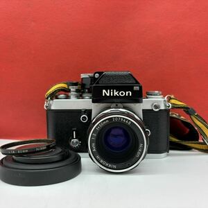◆ Nikon F2 一眼レフカメラ フィルムカメラ DP-1 フォトミック ボディ NIKKOR-H Auto F2 50mm レンズ シャッターOK 現状品 ニコン