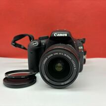 ◆ Canon EOS Kiss X4 デジタル一眼レフカメラ ボディ EF-S 18-55mm F3.5-5.6 IS レンズ シャッター、フラッシュOK キャノン_画像1