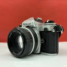 ◆ Nikon FE フィルムカメラ 一眼レフカメラ ボディ NIKKOR 50mm F1.8 Ai レンズ シャッター、露出計OK 現状品 ニコン_画像2